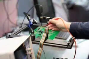 DFT covers connector and test point placement for easy, repeatable testing of PCBAs.